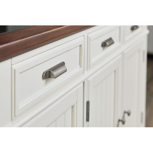 Charlton Home® Bunbury Wood Kitchen Island & Reviews Wayfair